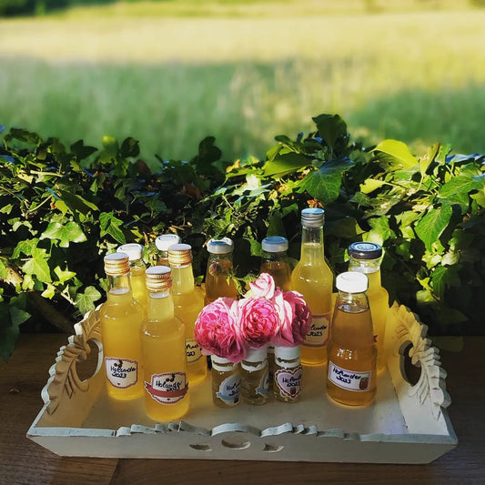 selbstgemachter Holunderblütensirup