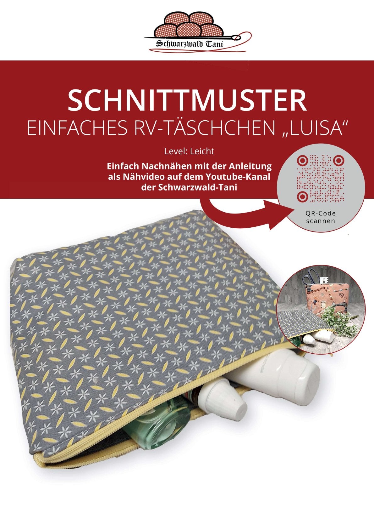 Freebie Kosmetiktäschchen "Luisa"