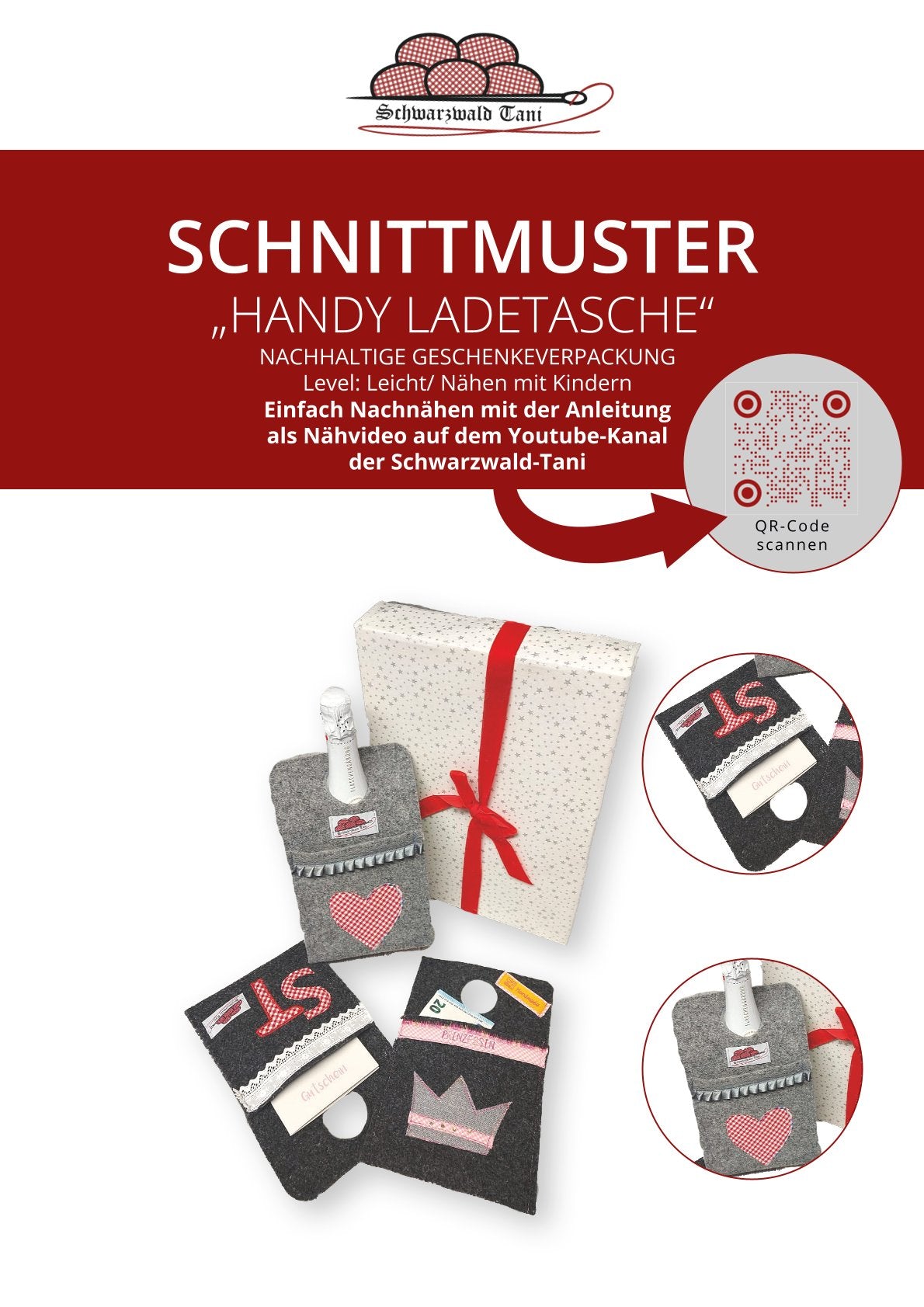 Freebie Handy-Ladetasche