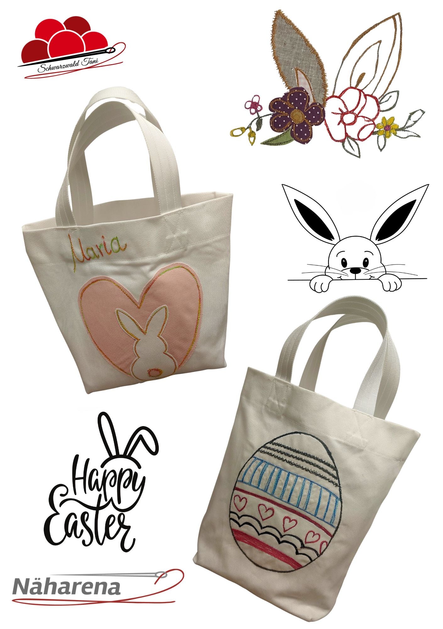 E-Book Ostermotive für Applikationen und Free-Motion