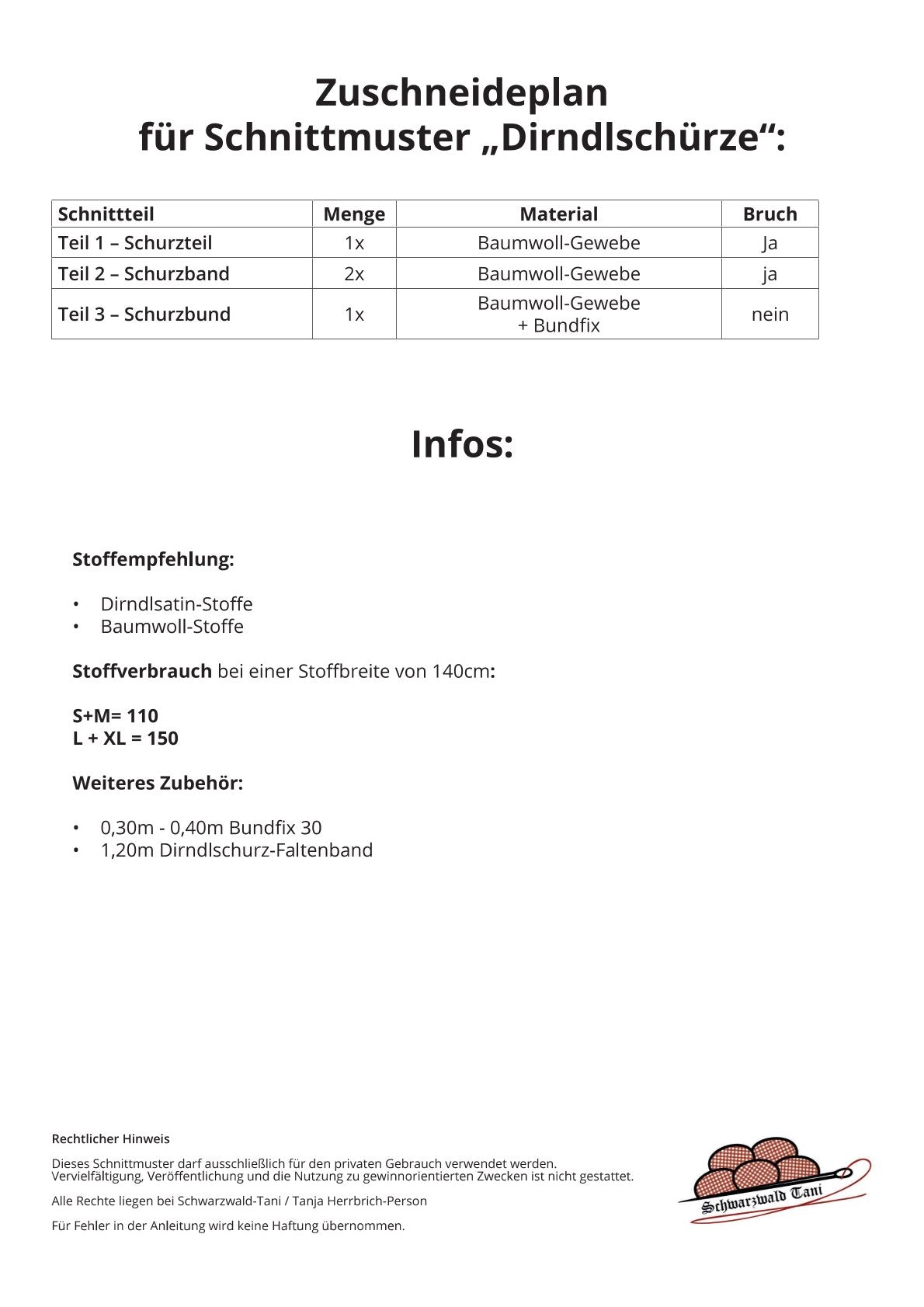 E-Book Dirndlschürze