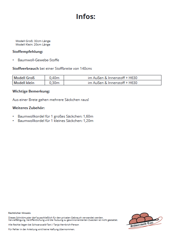 Freebie Weihnachtssäckchen
