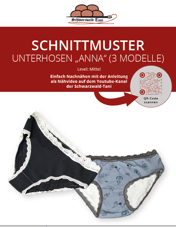 E-Book Unterhose ANNA (3 Modelle)
