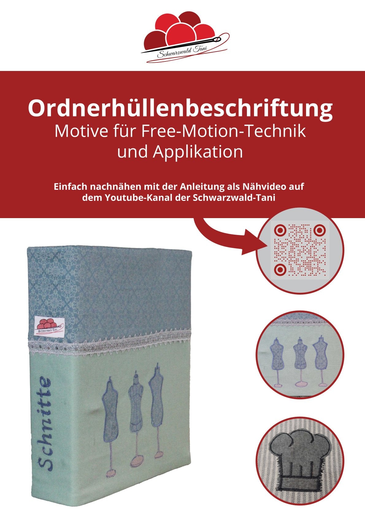 E-Book Ordnerhüllenbeschriftung für Applikationen und Free-Motion