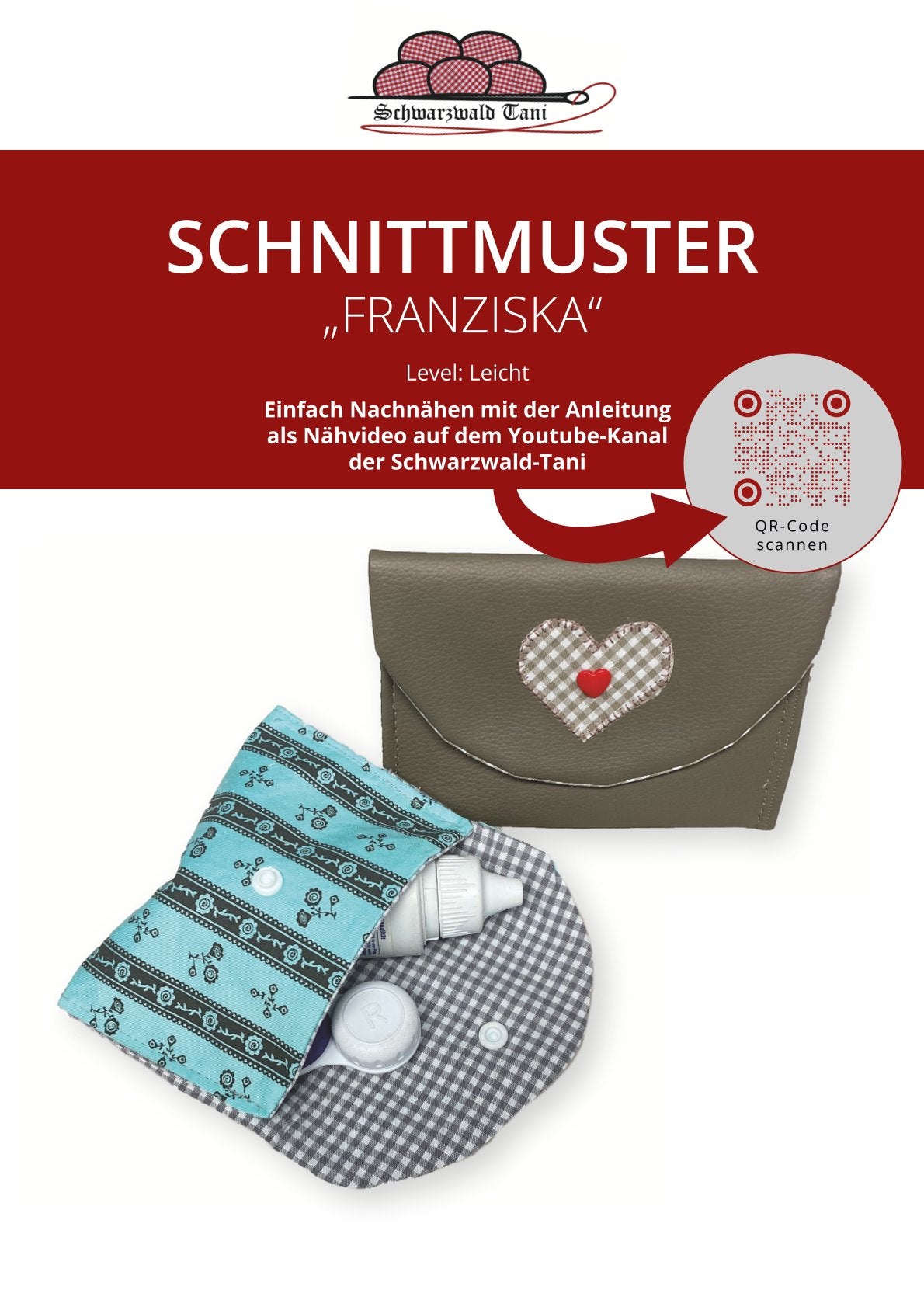 Freebie Kleinkruschd-Täschchen "Franziska"