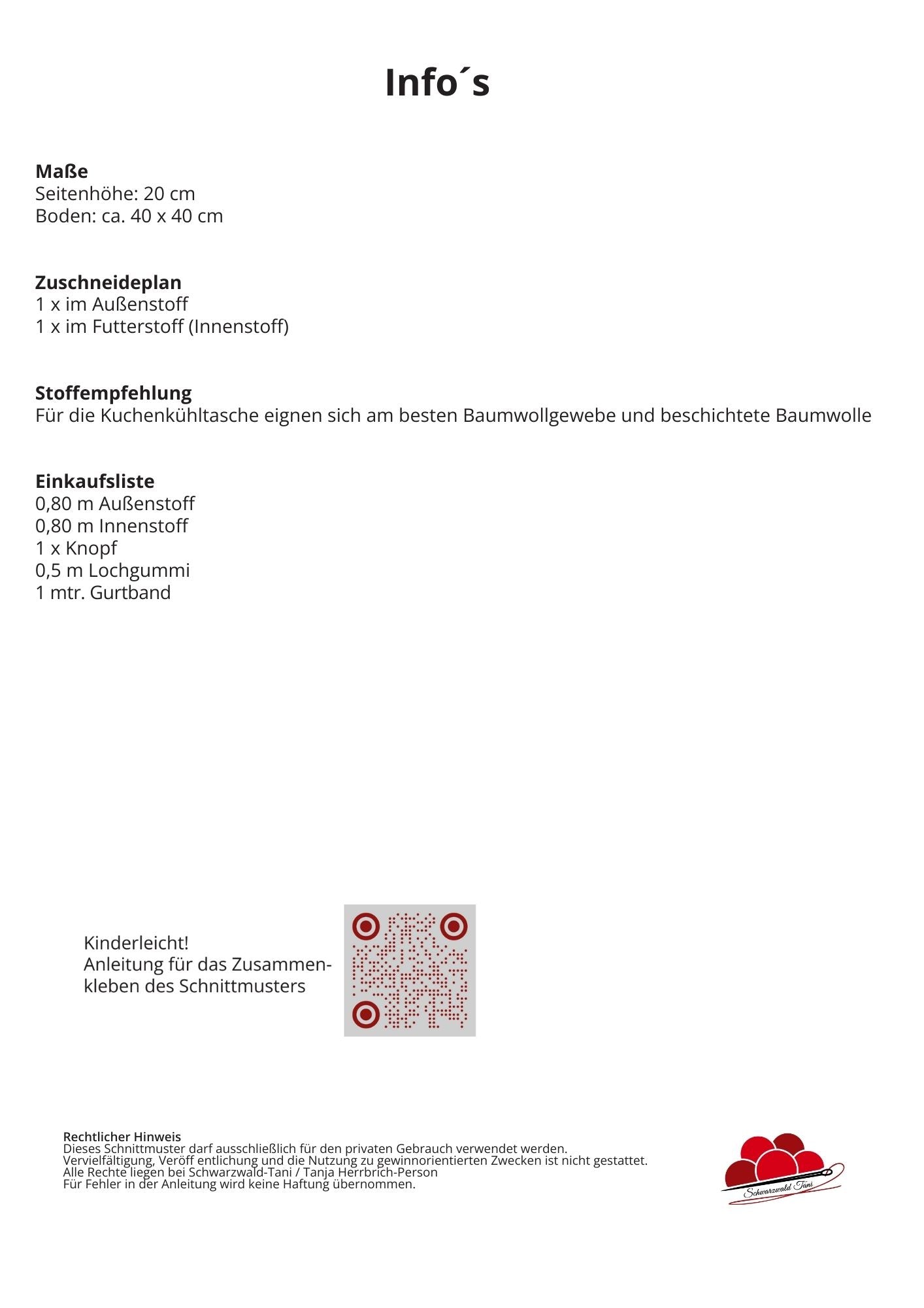 Freebie Kuchenkühltasche