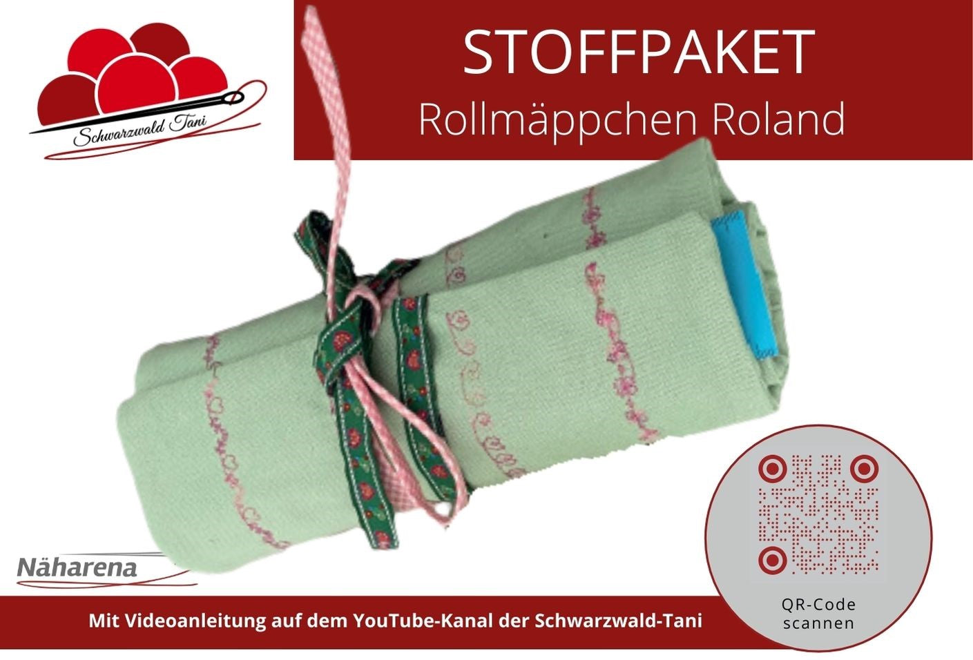 Stoffpaket " Rollmäppchen- Roland"