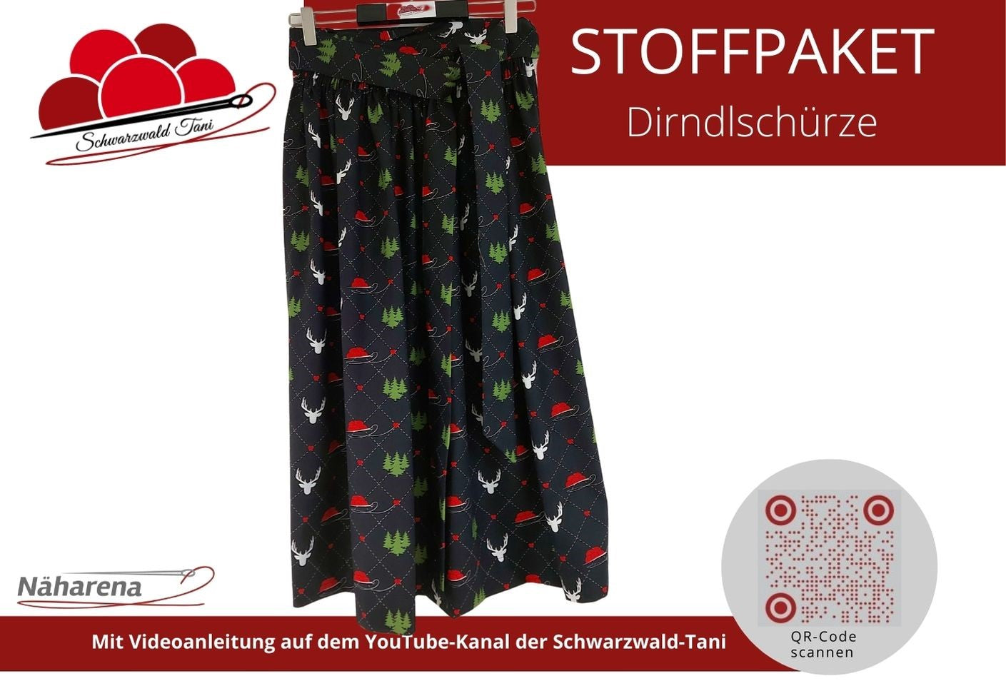 Stoffpaket " Dirndl - Schürze"