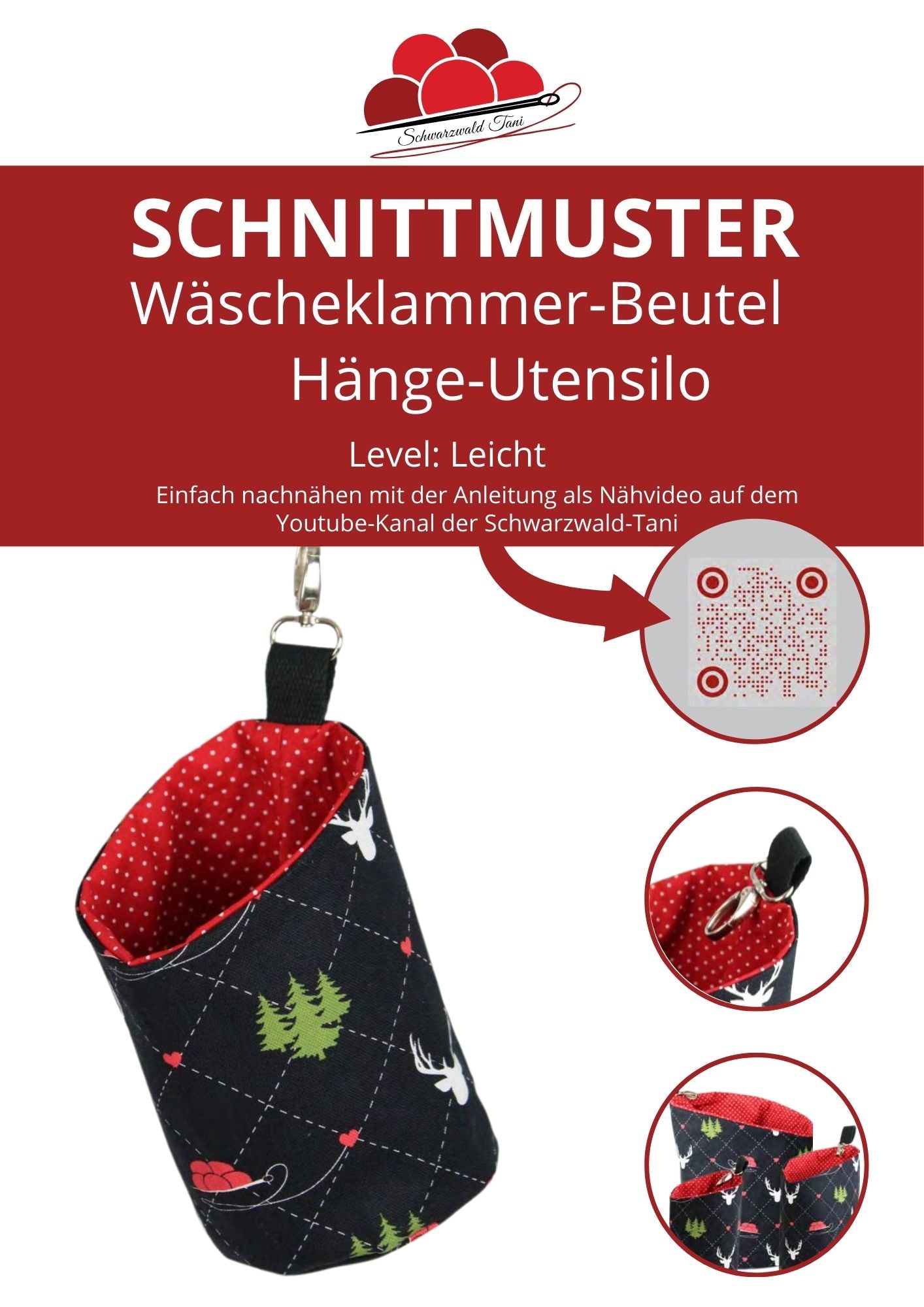 E-Book Wäscheklammer-Beutel / Hänge-Utensilo